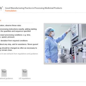 Good Manufacturing Practice in Processing Medicinal Products