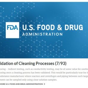 Equipment Cleaning Validation