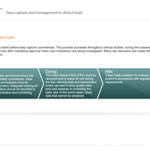 Data capture and management in clinical trials