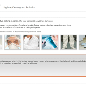 Hygiene, cleaning, and sanitation